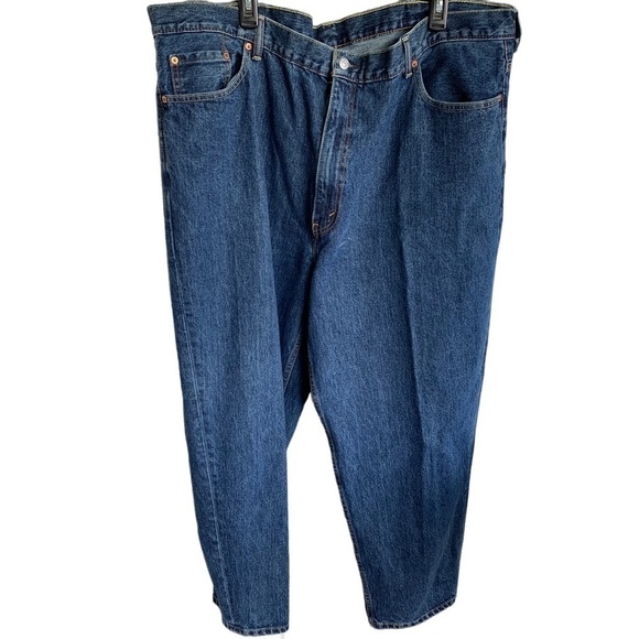 Levi's 560 Relaxed Fit Straight Leg Blue Jeans Men's Size 46 X 30 Denim - Picture 1 of 7
